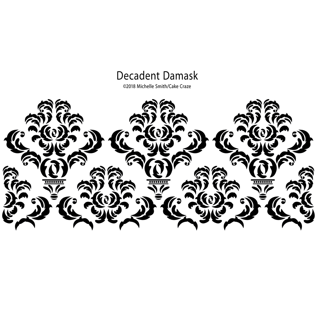 Damask Wedding Cake Stencil,painting Tool AccessoriesDecoration